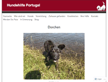 Tablet Screenshot of hundehilfe-portugal.org
